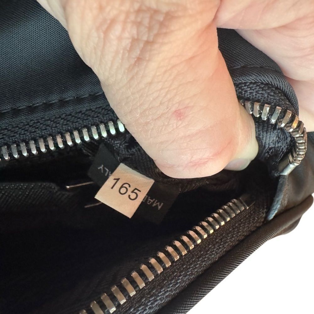 PRADA Authentic Re-Nylon and Saffiano Leather belt bag W/ Authentication Card - Picture 10 of 13